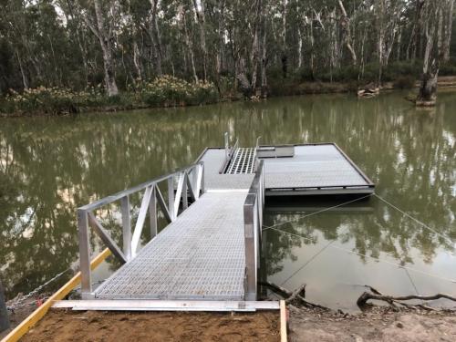 Pontoon and jetty